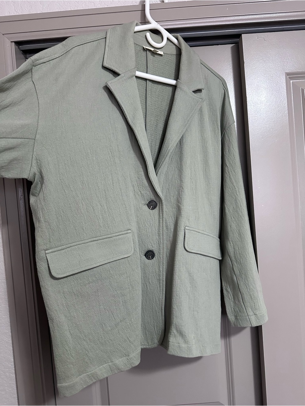 Madewell Sage Green Knit oversized blazer – Women’s
